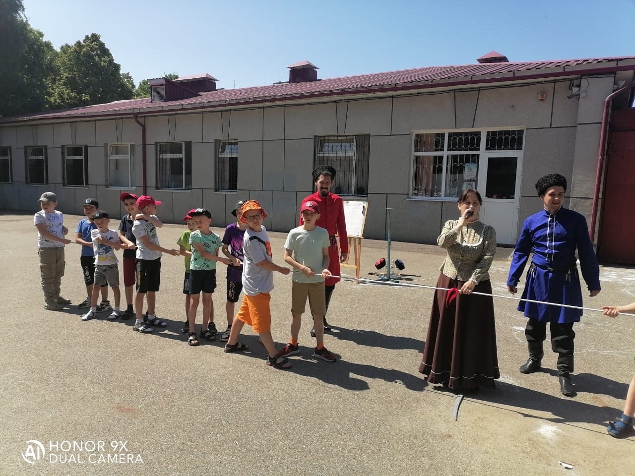 Представители казачества в лагере &amp;quot;Радуга&amp;quot;.